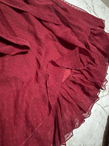 Maroon Dress