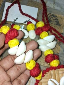 Bengali Handcrafted Shell Necklace Set