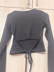 Black Long Sleeve Top