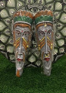 Ethnic Wall Masks..new Piece
