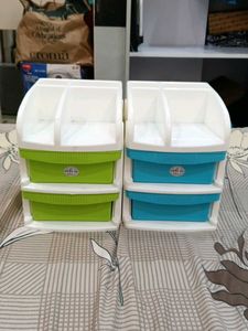 mini storage drawer pack of 2
