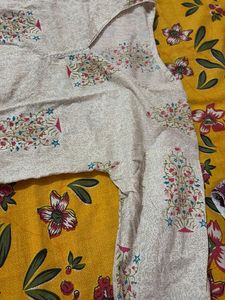 Floral Print Kurta