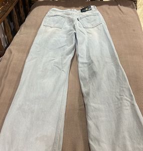 Ripped Wide Leg Jeans