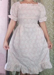 Pinteresty Square Neck Dress