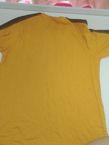 DILLINGER Yellow Striped T-shirt