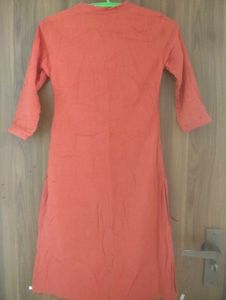 Rust Orange AVAASA KURTI(XS)