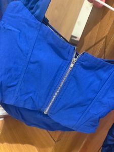 Blue Corset Top