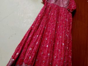 New Pink Embellished gown