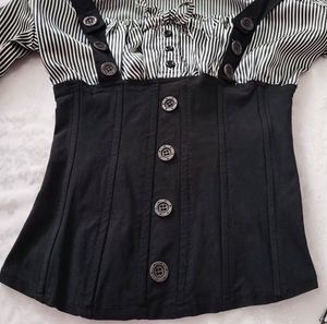 Striped Corset Top
