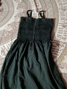 Black Smocked Bodice Sundress