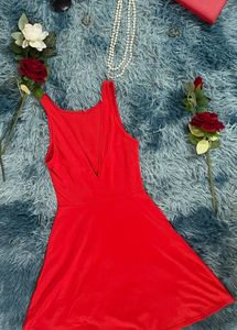 Red Skater Dress