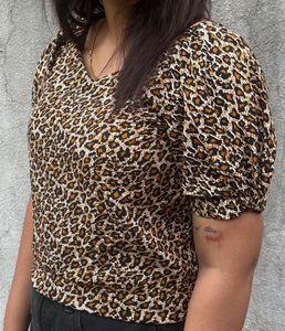 Cheetah Print Crop Top