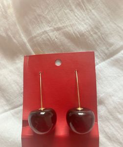 cherry earrings