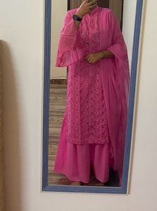 Pink Embroidered Salwar Kameez