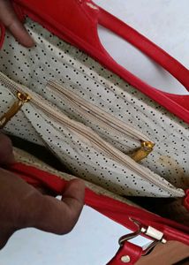 New Red Hand Bag