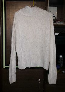 2 White turtle neck sweater