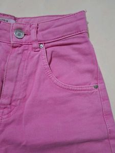 Pink Denim Jeans