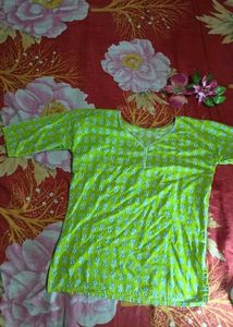 Pure Cotton New Short Kurti