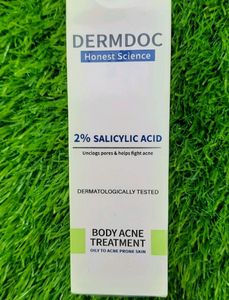 Dermdoc 2% Salicylic Acid Body Acne Treatment