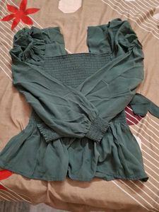 Olive Green Top