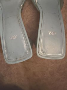 Zara Blue Heeled Sandals