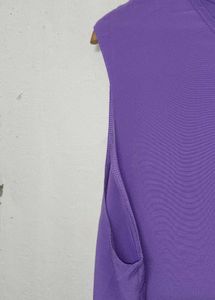 Trendy New Purple Sleeveless Top