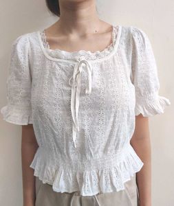 Eyelet Lace Top