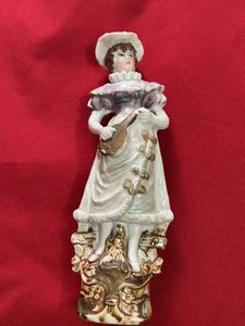 English Lady  Antique Figurine
