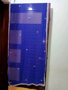 Partywear Fancy Duppatta With Moti Work