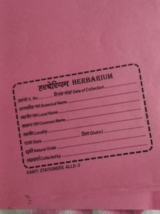 New Herbarium File 10 Pages