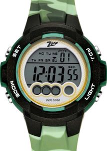 Zoop Camo Digital Dial Green Watch for Kids