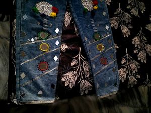 Stylish girl Jeans with Embellishments