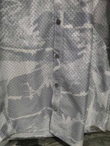 Patterned Button-Down Shirt