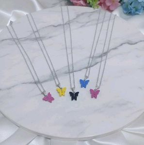 Butterfly Necklace Combo (5 Pcs)