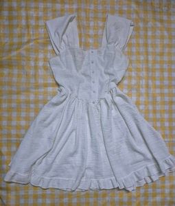 Pinteresty Coquette Fairy Croset White Dress
