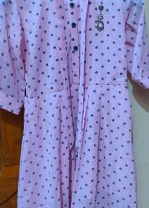 Cute Pink Polka Dot Dress