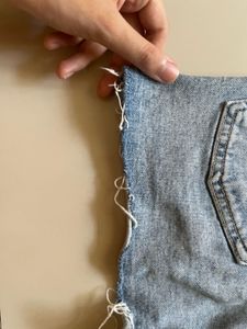 Zara Denim beach shorts