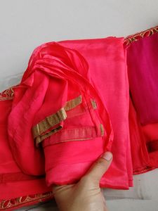 Heavily Embroidered Georgette Suit Piece Hot Pi