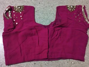 Gorgeous Pink Embellished Saree