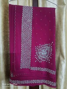 Elegant Embellished Saree