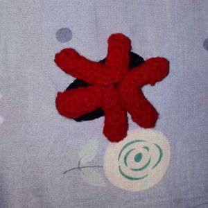 Red Star Hair Tie