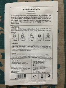 Nykaa Skin Secret Rose+goat milk Mask