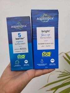 Aqualogica Tone Up+Barrier Repair Sunscreen50gEach
