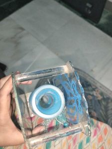 Blue Birdcage Resin Art