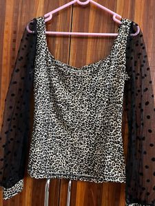 Leopard Print Top