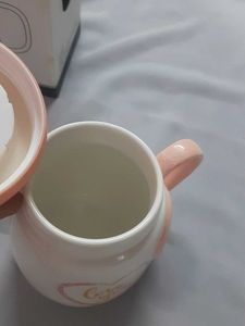 BRAND NEW Pink &#39;Love You&#39; Mug with Lid