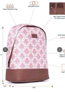 Stylish Printed Backpack From Zouk