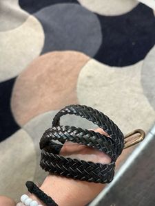 Woven Black Belt