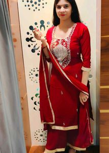 Rani Pink Kurta Set