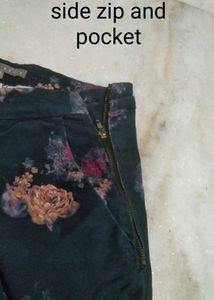 Floral Print Pants